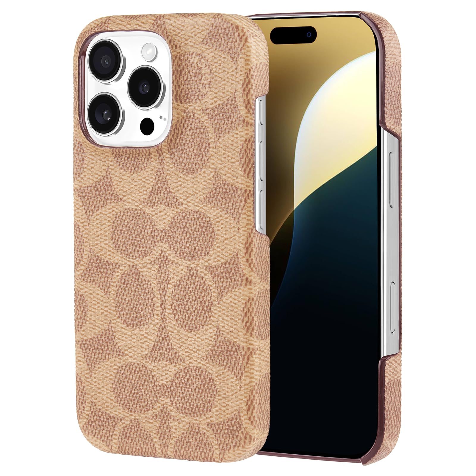 Foto 2 pulgar | Funda Para Teléfono Coach Signature Canvas Slim Wrap Para Iphone 16 Pro - Venta Internacional.