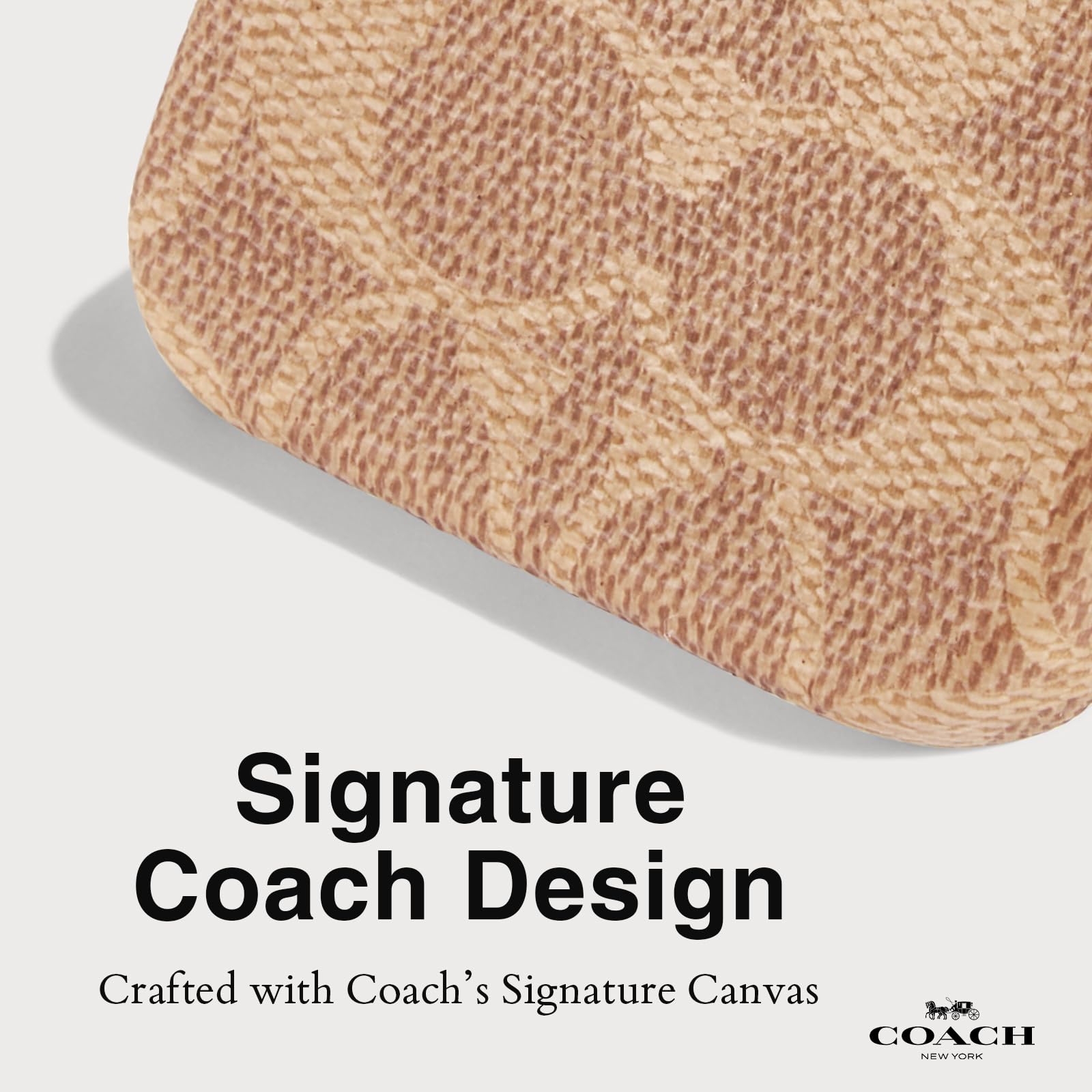 Foto 6 pulgar | Funda Para Teléfono Coach Signature Canvas Slim Wrap Para Iphone 16 Pro - Venta Internacional.