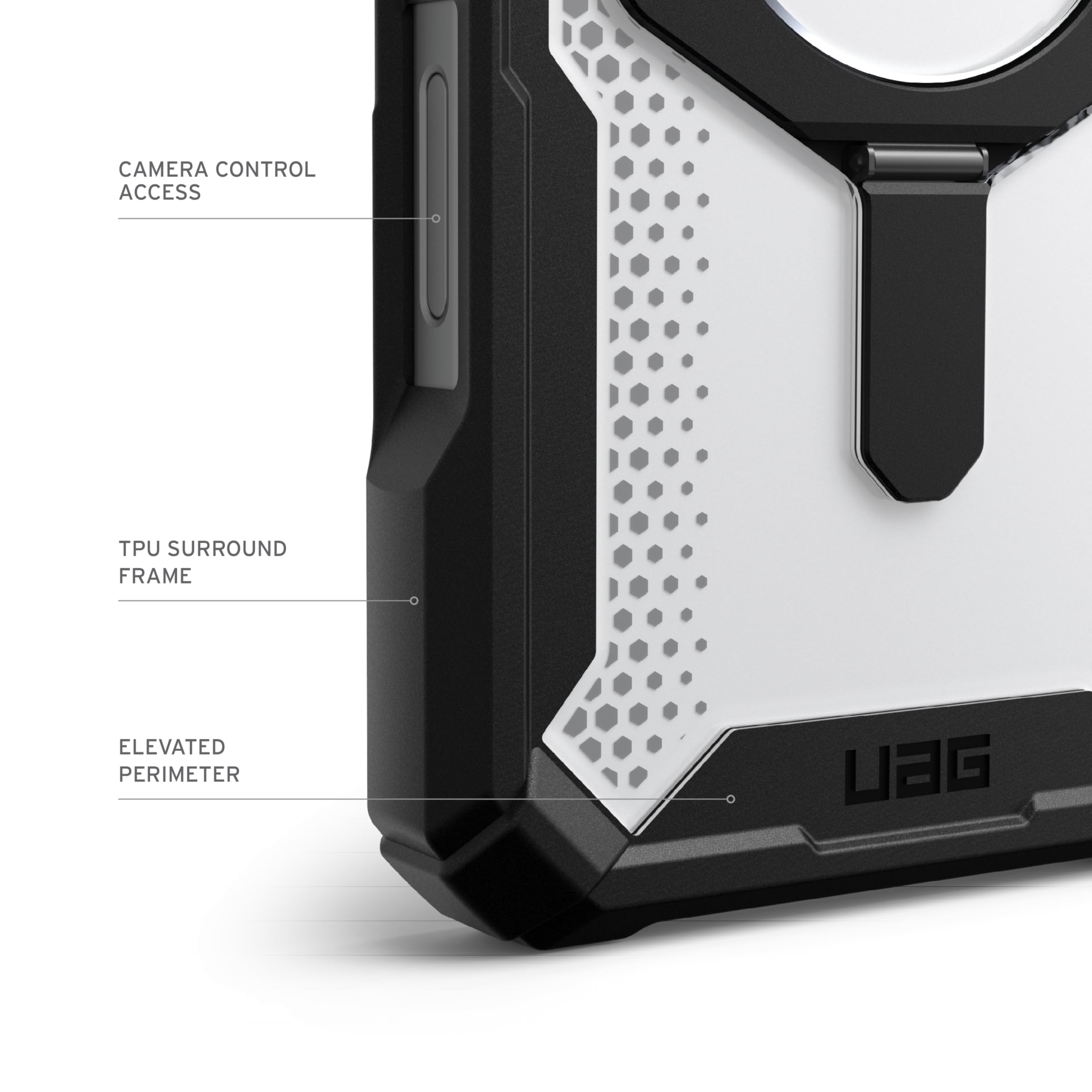 Foto 7 pulgar | Funda Para Iphone 16 Pro Urban Armor Gear Uag Plasma Xte Negro/transparente - Venta Internacional.