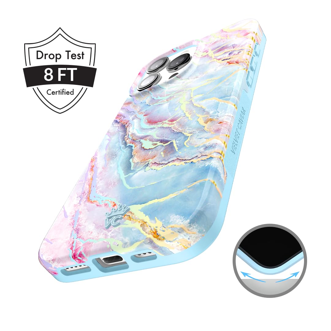 Foto 6 pulgar | Funda Velvet Caviar Para Iphone 16 Pro Max Marble - Venta Internacional.