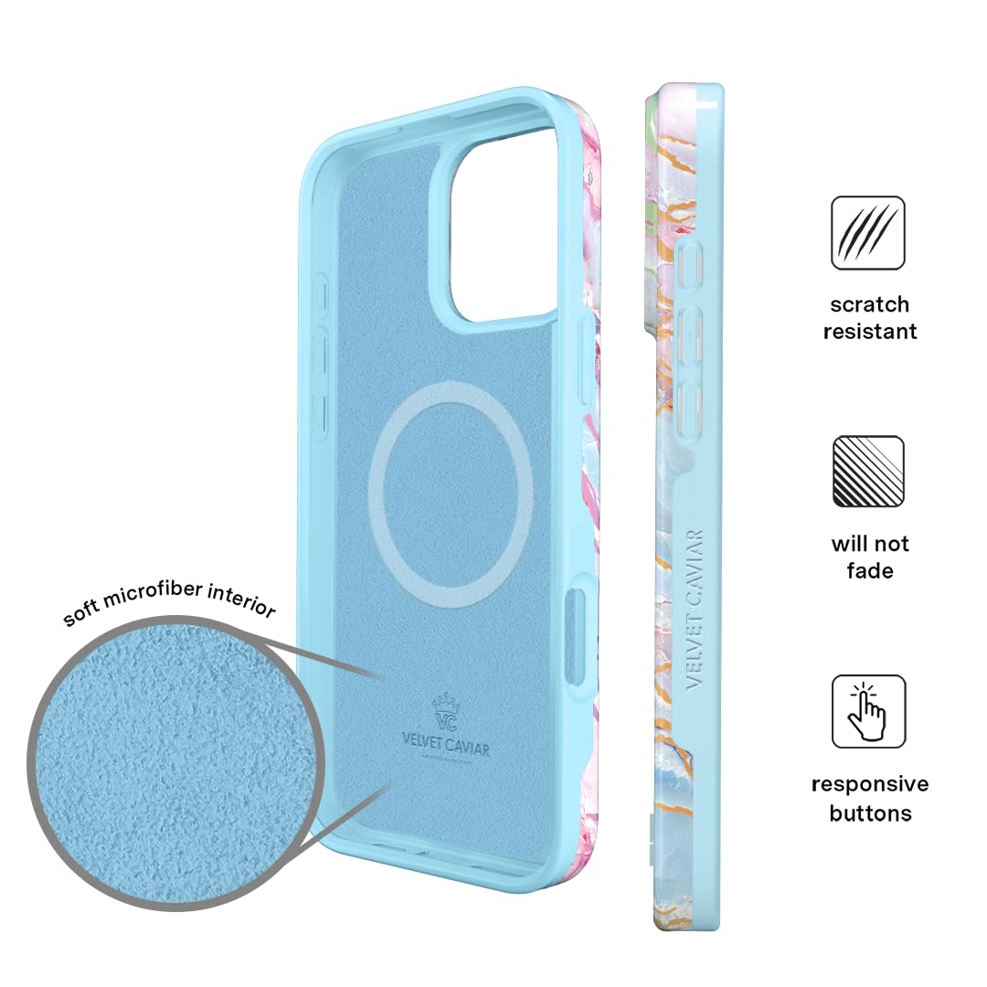 Foto 7 pulgar | Funda Velvet Caviar Para Iphone 16 Pro Max Marble - Venta Internacional.