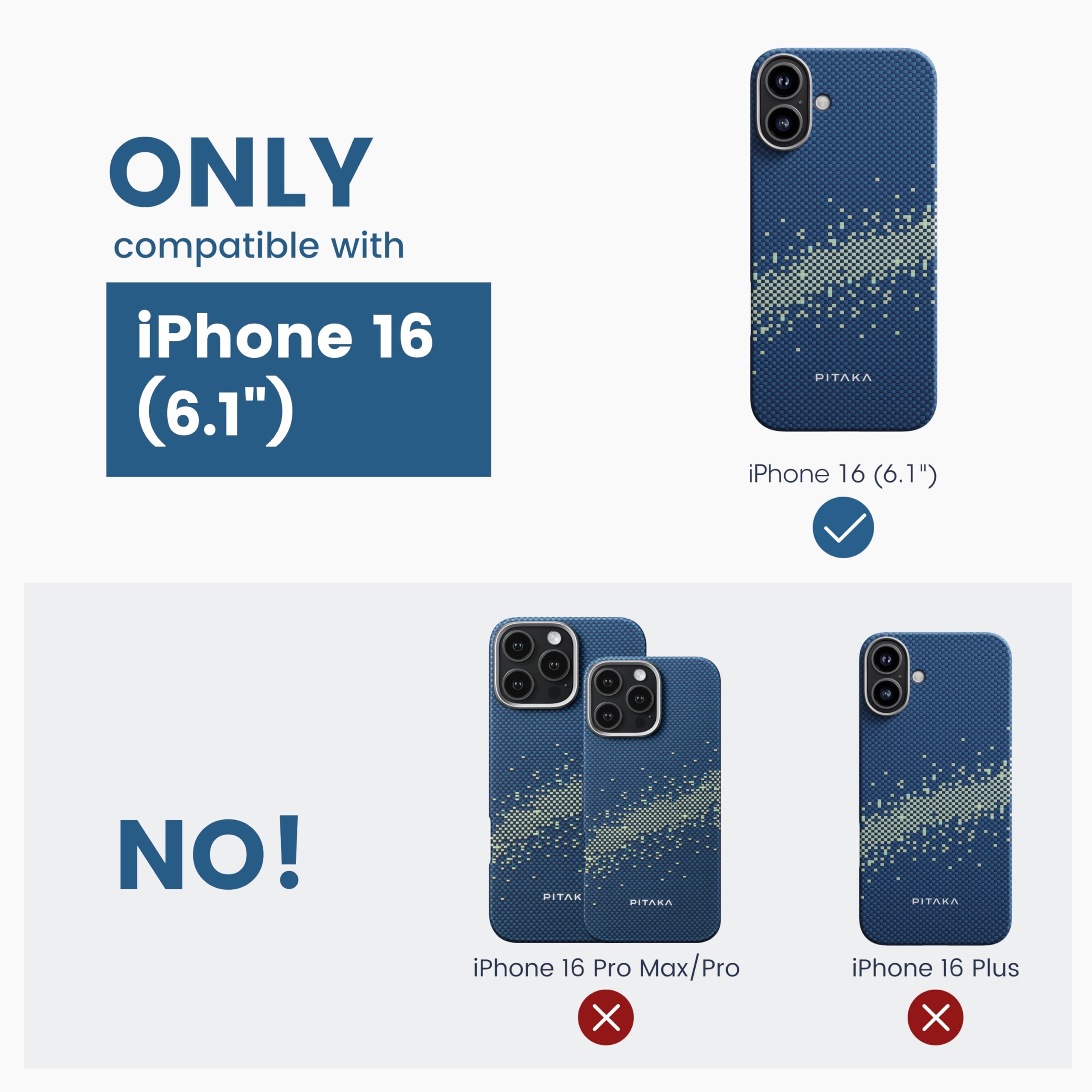 Foto 8 pulgar | Funda De Teléfono Pitaka Para Iphone 16 Compatible Con Magsafe - Venta Internacional.