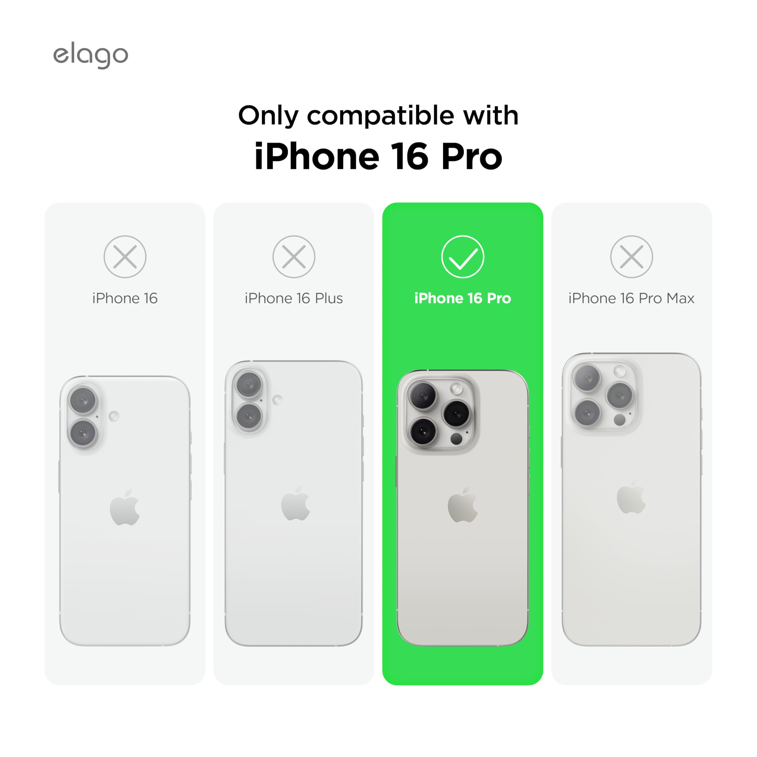 Foto 2 | Funda De Piel Magnética Elago Compatible Con Iphone 16 Pro 6.3 - Venta Internacional.