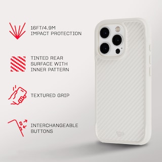 Foto 4 | Funda De Teléfono Tech21 Evoarmor Para Iphone 16 Pro Con Magsafe Cream - Venta Internacional.