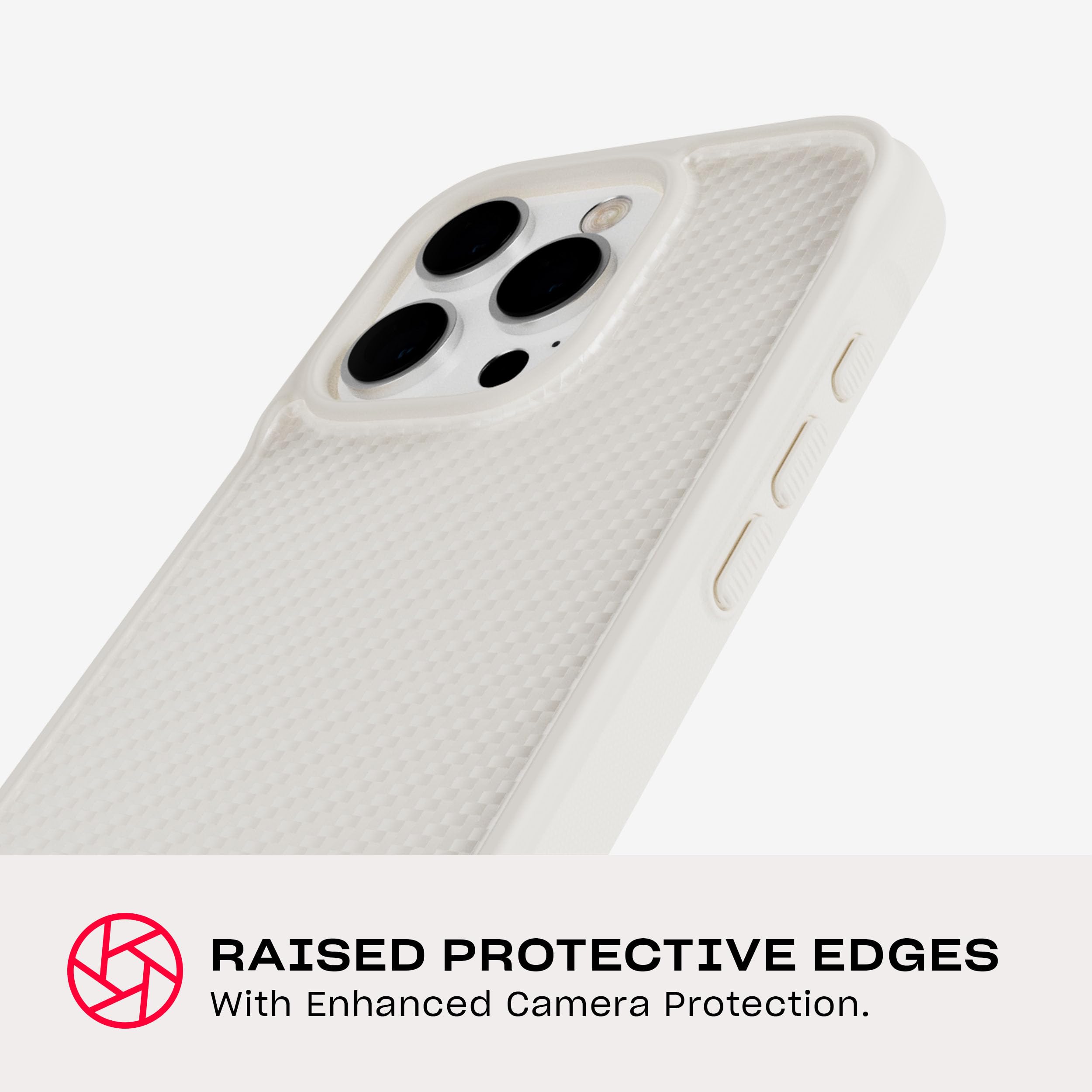 Foto 6 pulgar | Funda De Teléfono Tech21 Evoarmor Para Iphone 16 Pro Con Magsafe Cream - Venta Internacional.