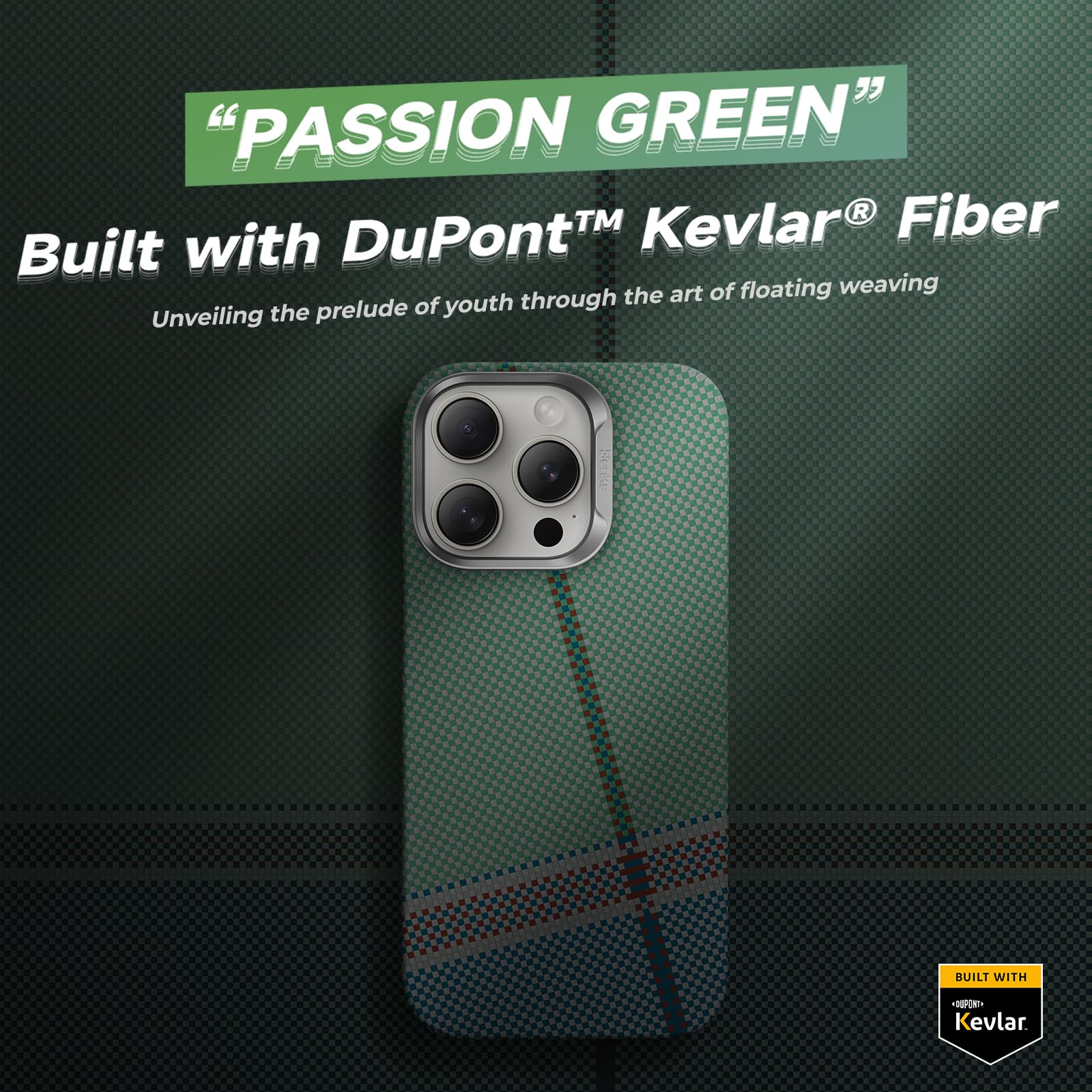 Foto 3 pulgar | Funda Benks Passiongreen Armorair Para Iphone 16 Pro Max - Venta Internacional.