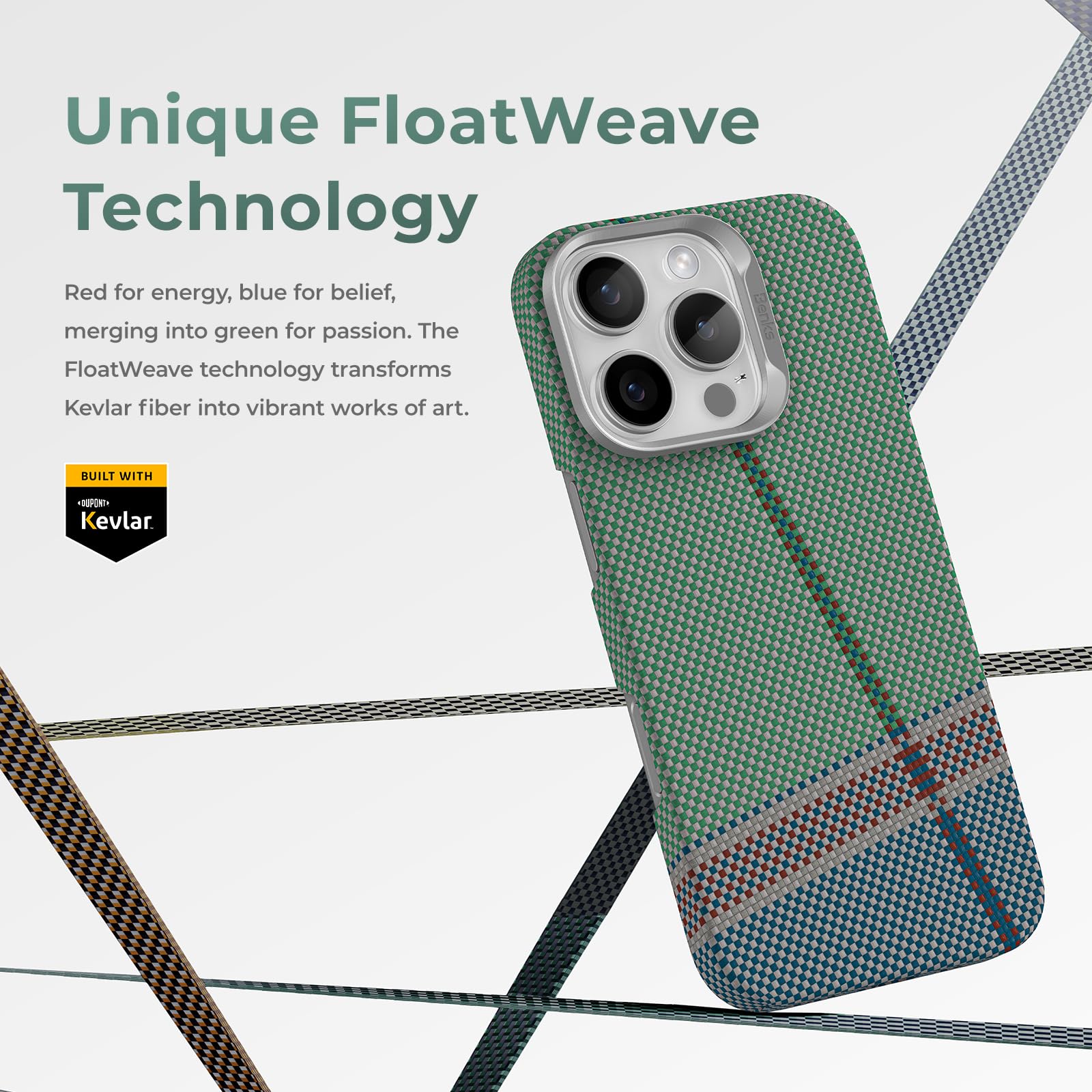 Foto 4 pulgar | Funda Benks Passiongreen Armorair Para Iphone 16 Pro Max - Venta Internacional.