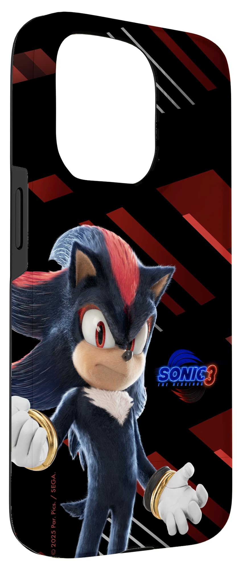 Foto 3 | Funda Para Teléfono Sonic The Hedgehog 3 Shadow Iphone 15 Pro - Venta Internacional.