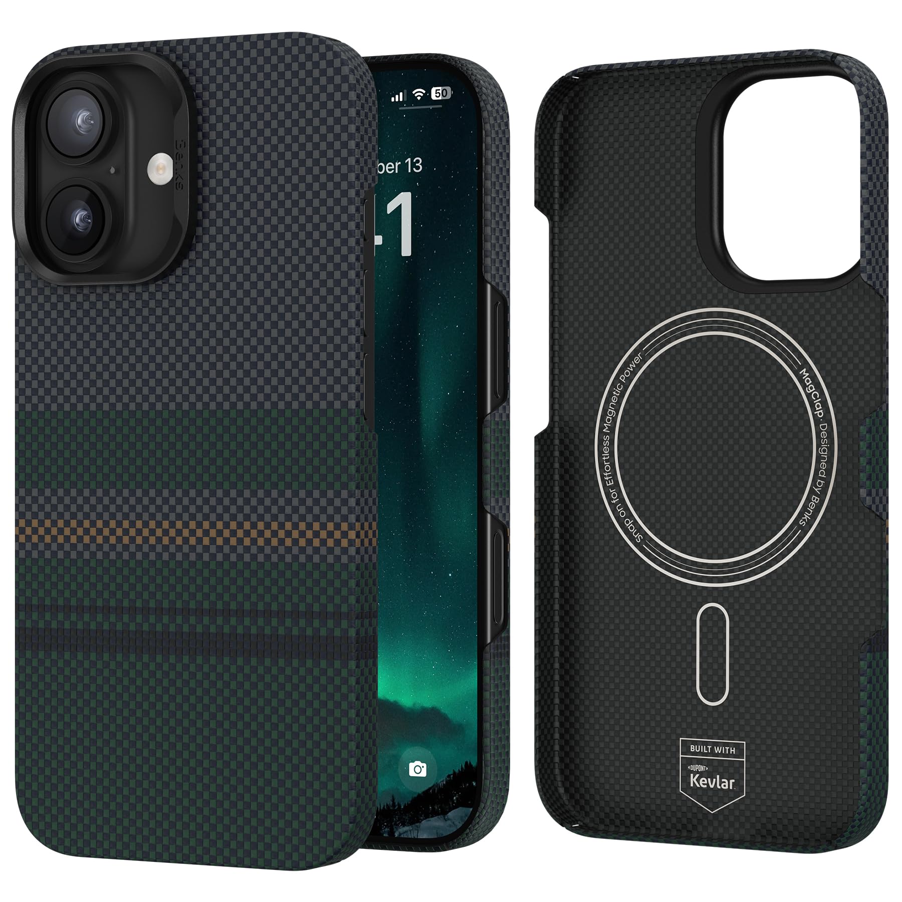 Foto 2 pulgar | Funda Benks Aurora Armorair Para Iphone 16 Plus Con Magsafe - Venta Internacional.