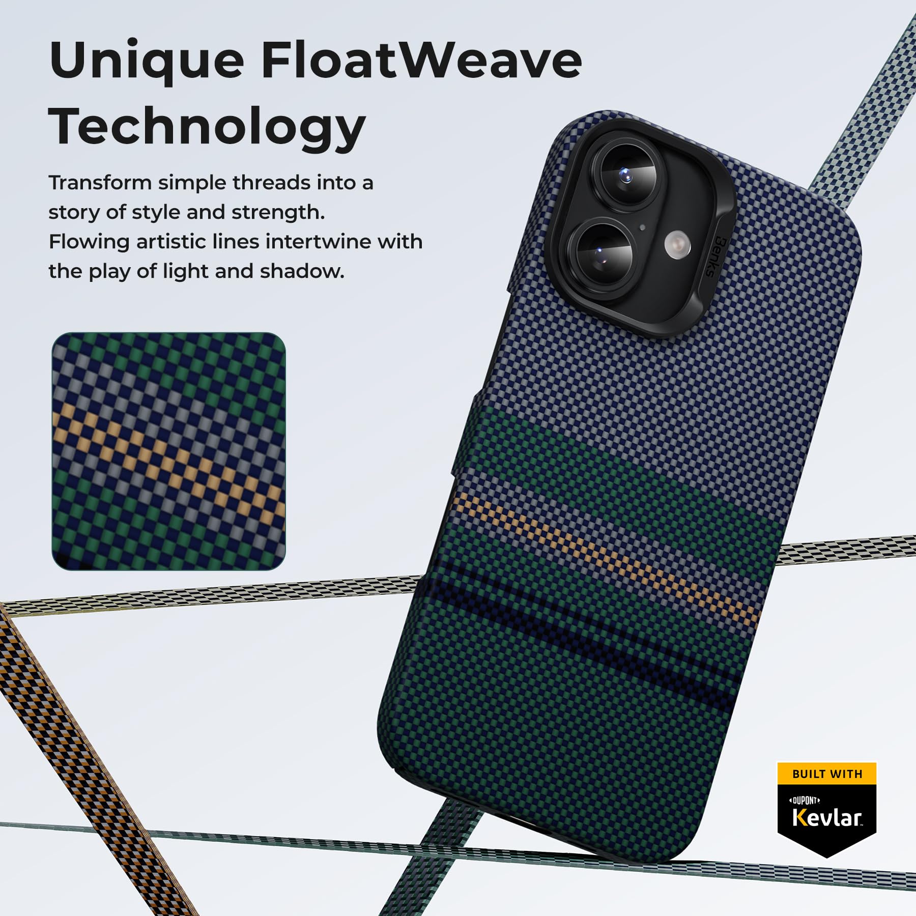 Foto 6 pulgar | Funda Benks Aurora Armorair Para Iphone 16 Plus Con Magsafe - Venta Internacional.