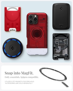 Foto 7 | Funda Spigen Classic C1 Magfit Para Iphone 16 Pro Ruby - Venta Internacional.