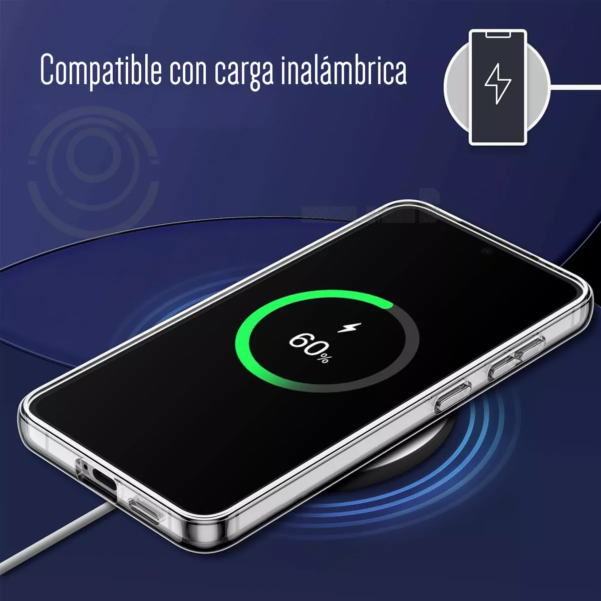 Foto 5 | Funda Para Iphone 15 Plus Con Magsafe Resistente A Caídas Transparente Magsafe Clear