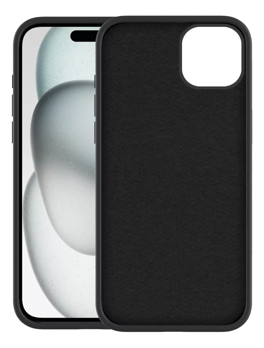 Foto 4 pulgar | Funda Para Iphone 14 Silicon Suave Interior Afelpado Antigolpes