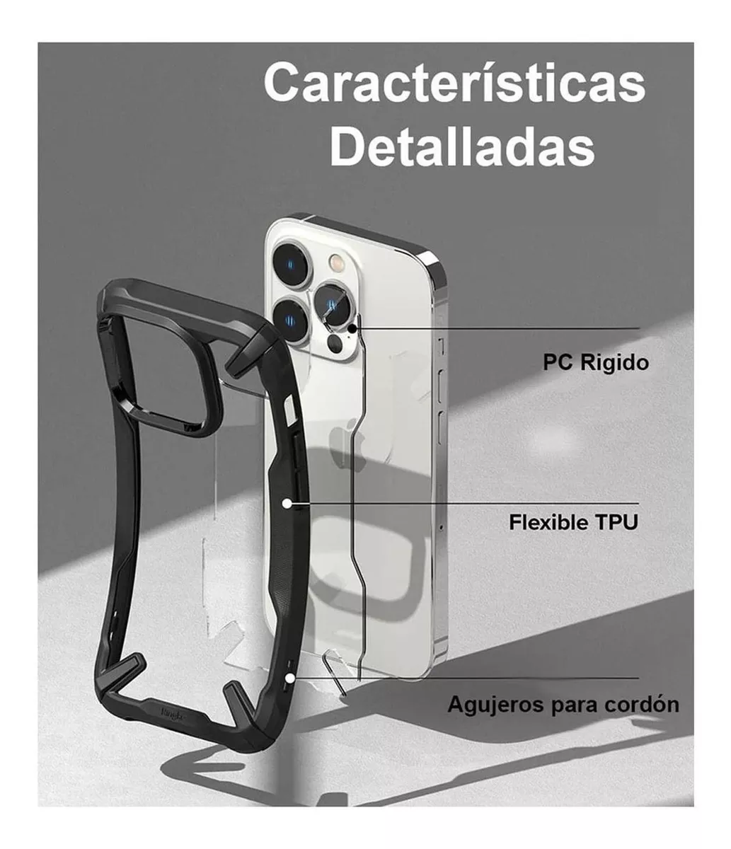 Foto 5 pulgar | Funda Para Iphone 15 Pro Max Ringke Fusion X Uso Rudo Certificada