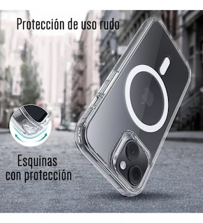 Foto 3 | Funda Para Iphone 13 Mini Magnetic Clear Resistente A Caidas