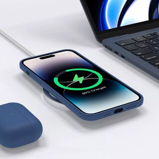 Foto 4 | Funda Para Iphone 14 Pro Silicon Suave Interior Afelpado