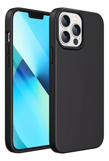 Foto 1 | Funda Para Iphone 15 Pro Max Silicon Interior Suave Afelpado Antigolpes