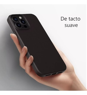 Foto 4 | Funda Para Iphone 15 Pro Max Silicon Interior Suave Afelpado Antigolpes