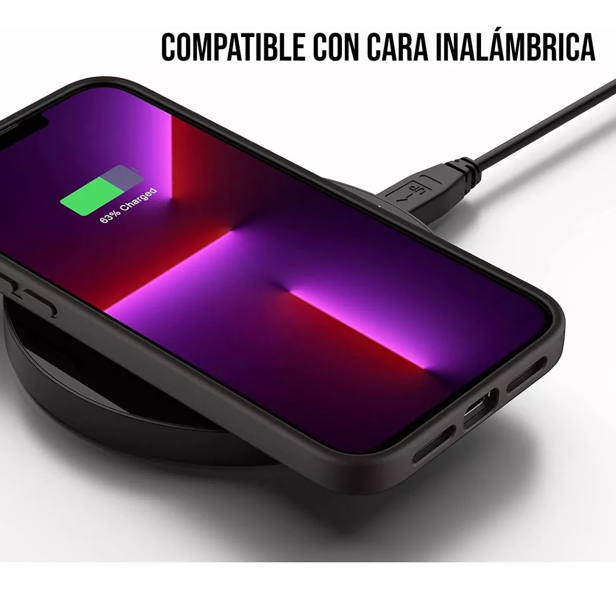 Foto 6 pulgar | Funda Para Iphone 15 Pro Max Silicon Interior Suave Afelpado Antigolpes