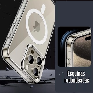 Foto 4 | Funda Para Iphone 13 Pro Con Magsafe Carga Inalámbrica Slim Transparente Magsafe Clear