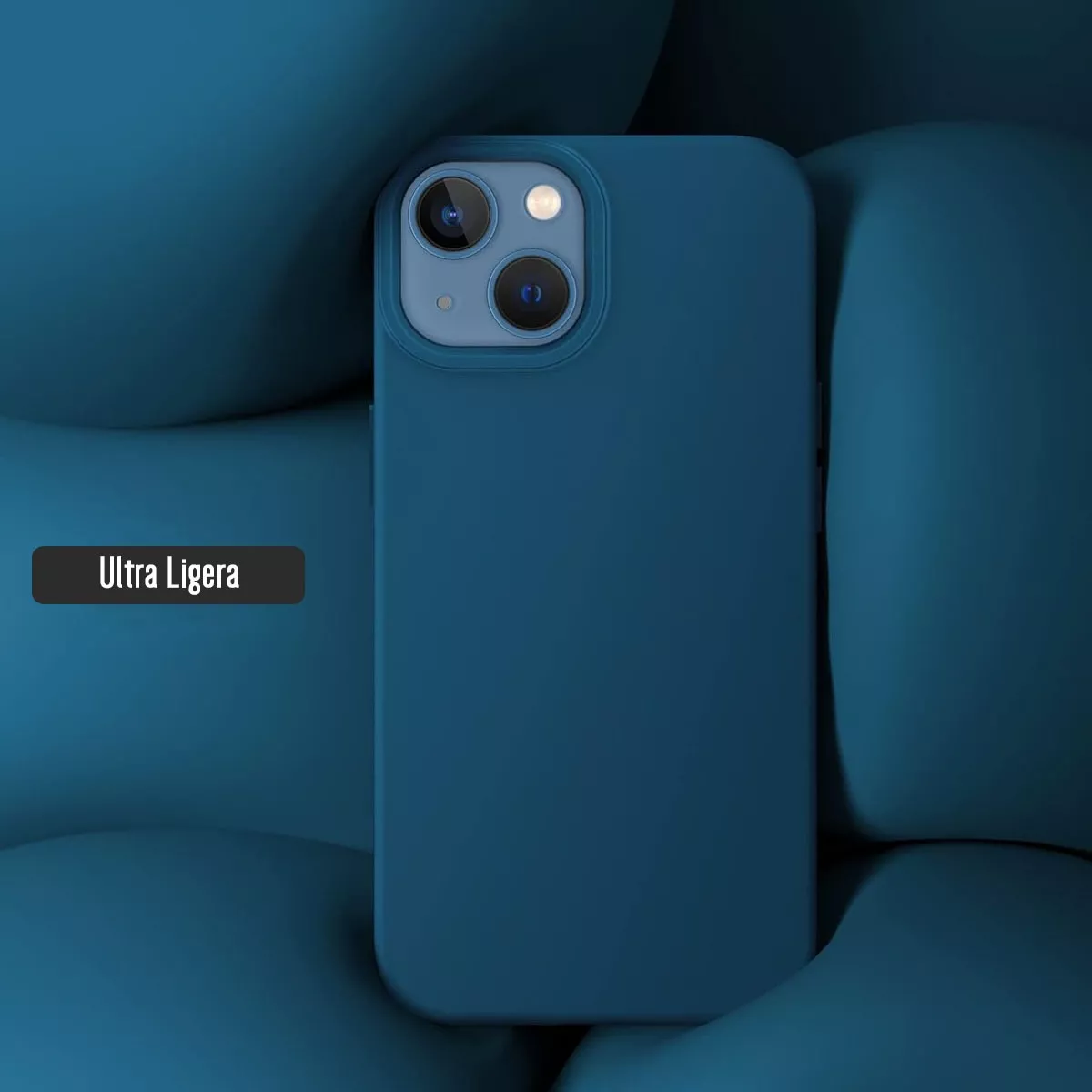 Foto 5 pulgar | Funda Para Iphone 14 Normal Silicon Suave Interior Afelpado Antigolpes