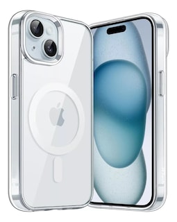 Foto 1 | Funda Para Iphone 15 Con Magsafe Resistente Anti Arañazos Transparente Magsafe Clear