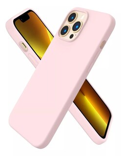 Foto 2 | Funda Para Iphone 14 Pro Max Silicon Suave Antigolpes Interior Afelpado