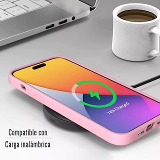 Foto 5 | Funda Para Iphone 14 Pro Max Silicon Suave Antigolpes Interior Afelpado