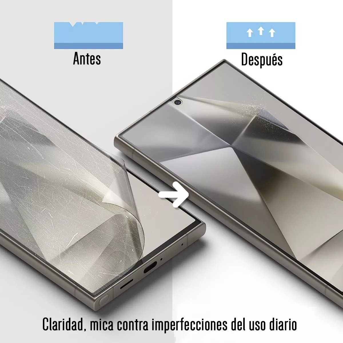 Foto 7 pulgar | Mica Para Galaxy S24 Ultra Ringke Dual Easy 2pzs Friendly