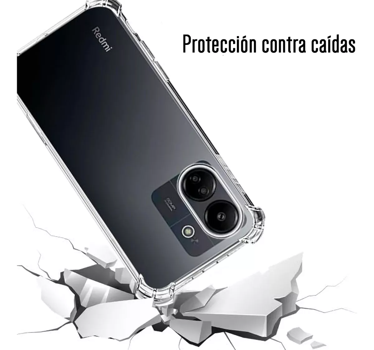 Foto 3 pulgar | Funda Para Xiaomi Redmi 13c Hard Shell Uso Rudo Reforzada
