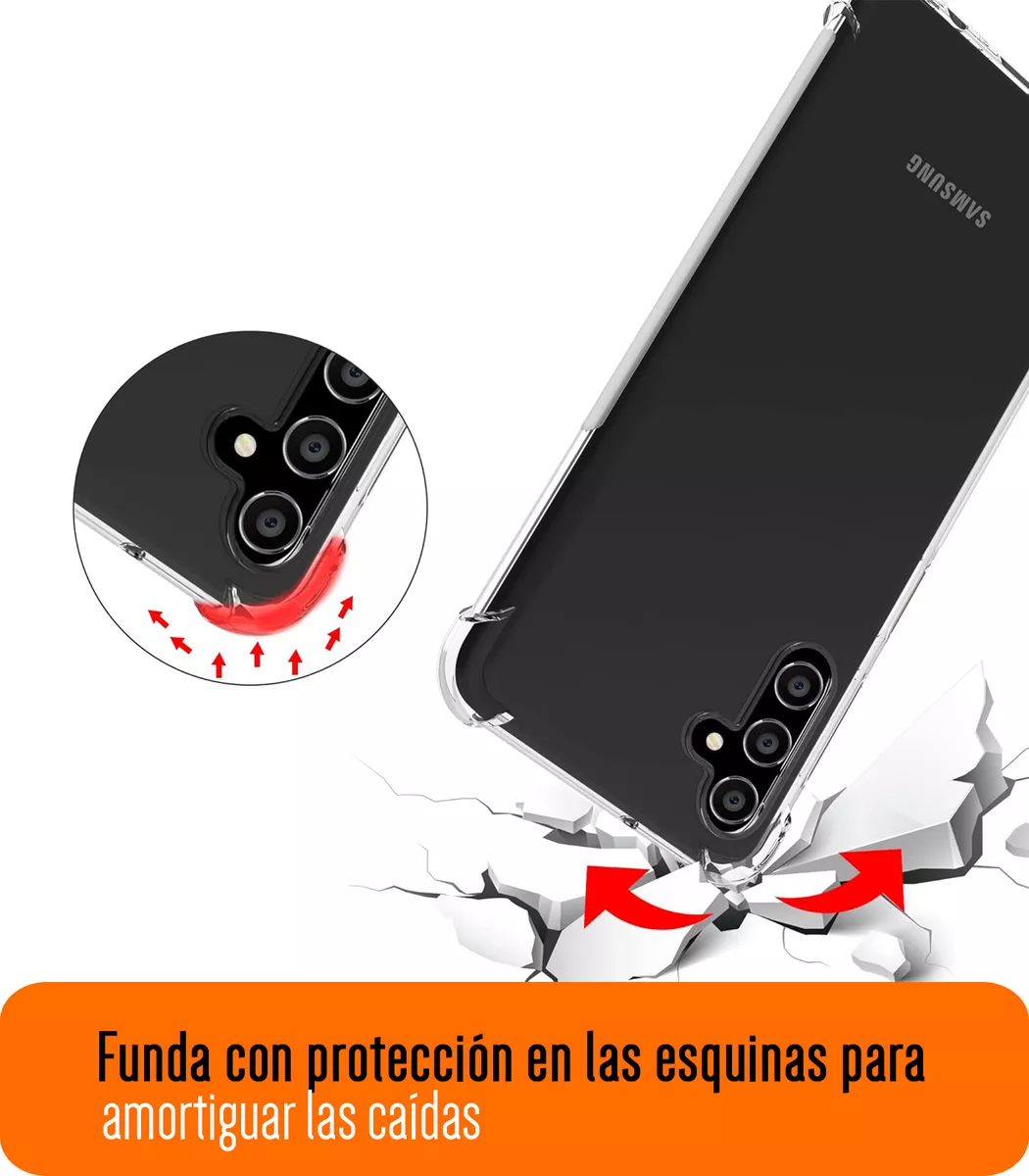 Foto 4 pulgar | Funda Para Galaxy A35 Hard Shell Uso Rudo Esquinas Reforzadas