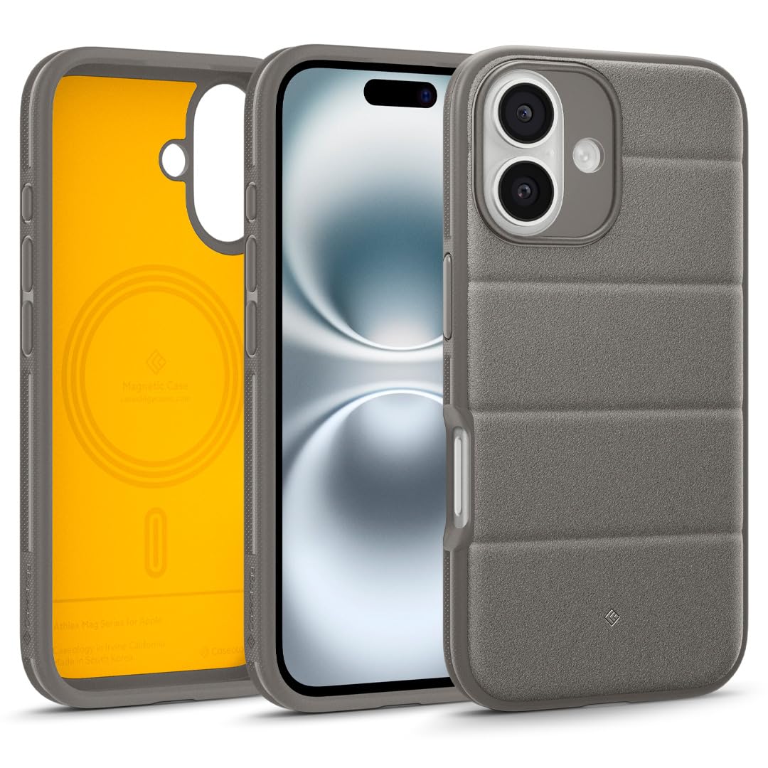 Funda Caseology Athlex Mag para iPhone 16 con Magsafe Gray - Venta Internacional