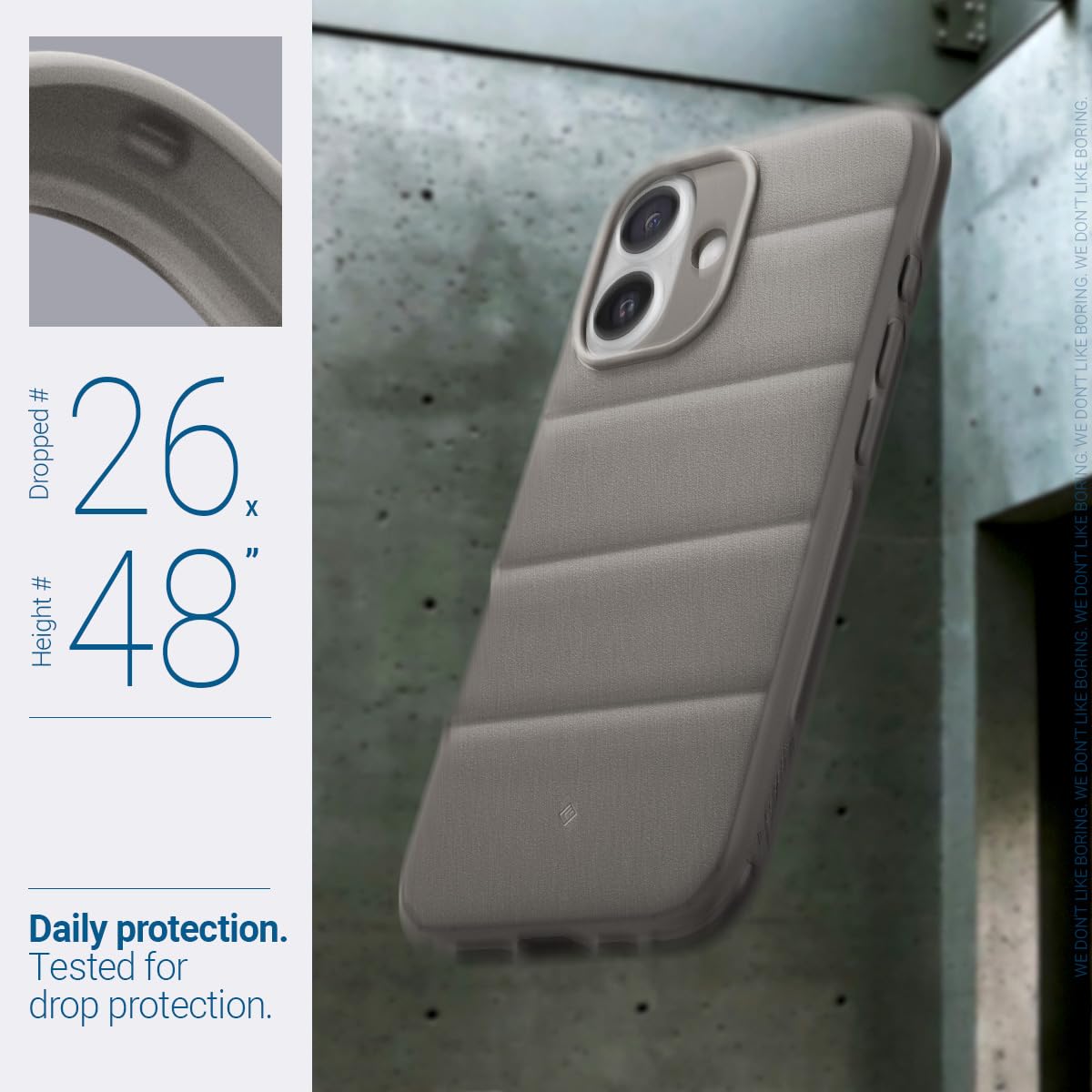 Foto 5 | Funda Caseology Athlex Mag para iPhone 16 con Magsafe Gray - Venta Internacional
