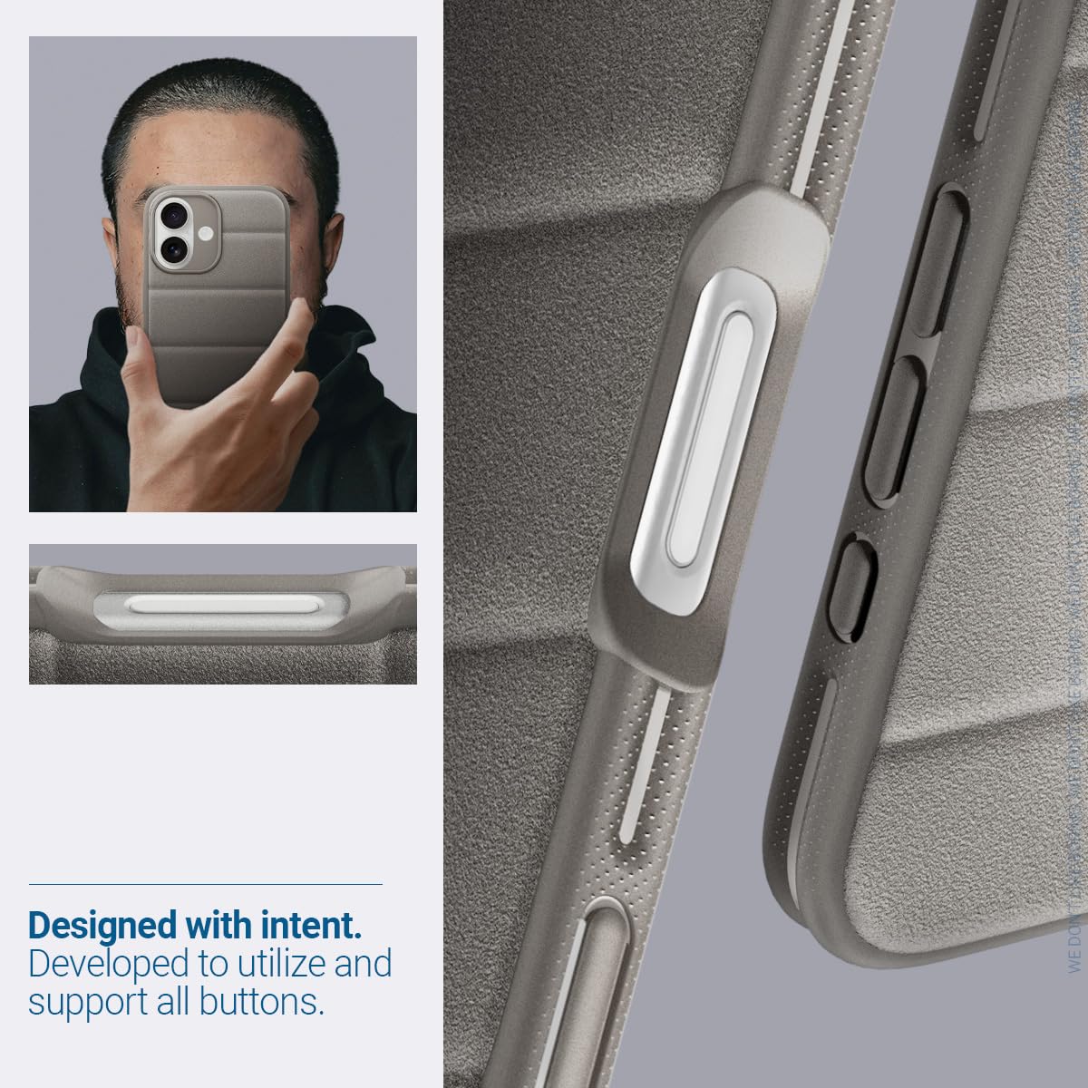 Foto 8 pulgar | Funda Caseology Athlex Mag para iPhone 16 con Magsafe Gray - Venta Internacional