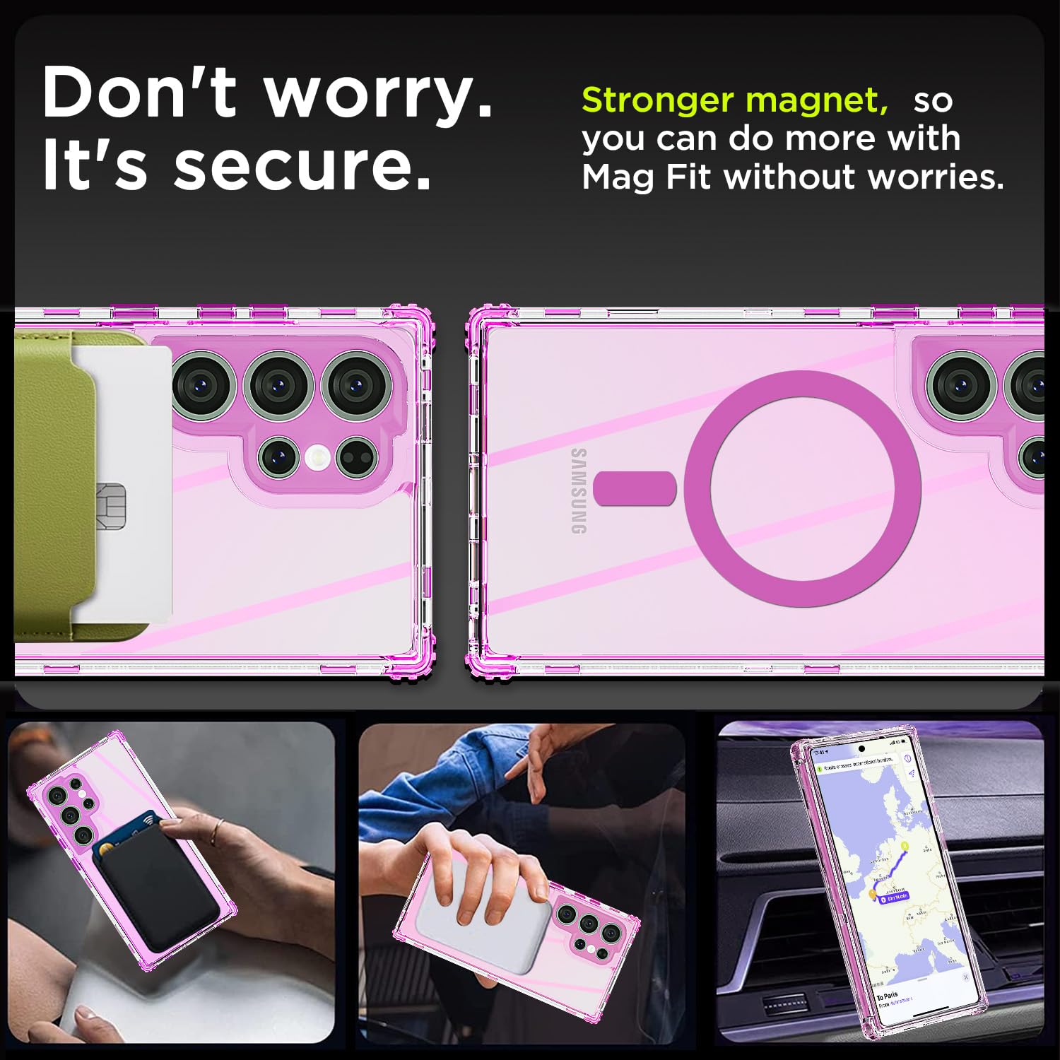 Foto 3 pulgar | Funda Aicase Para Samsung Galaxy S25 Ultra Con Magsafe Clear - Venta Internacional.