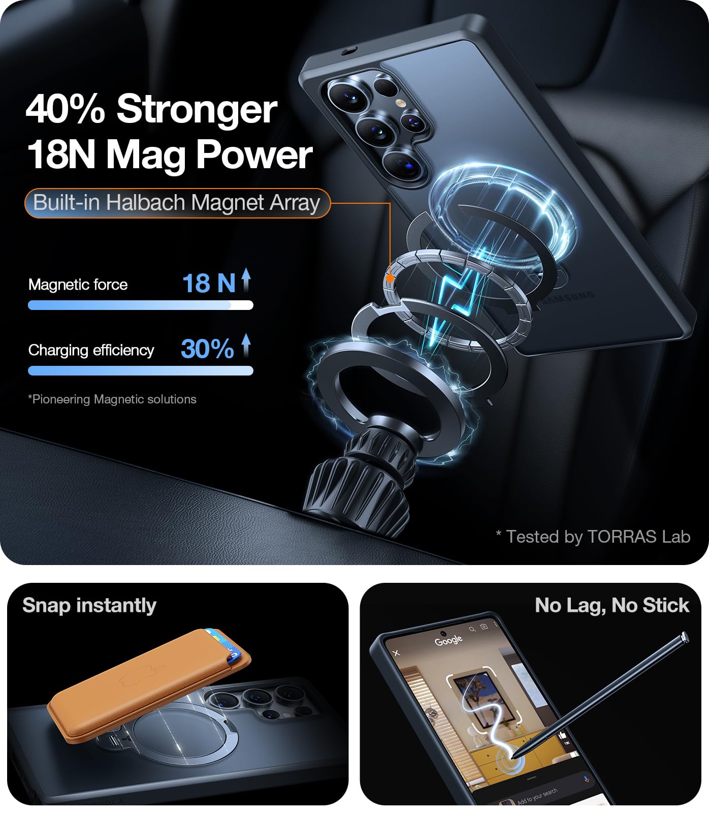 Foto 5 pulgar | Funda De Teléfono Torras Ostand Spin Con Soporte Para Samsung S25 Ultra - Venta Internacional.