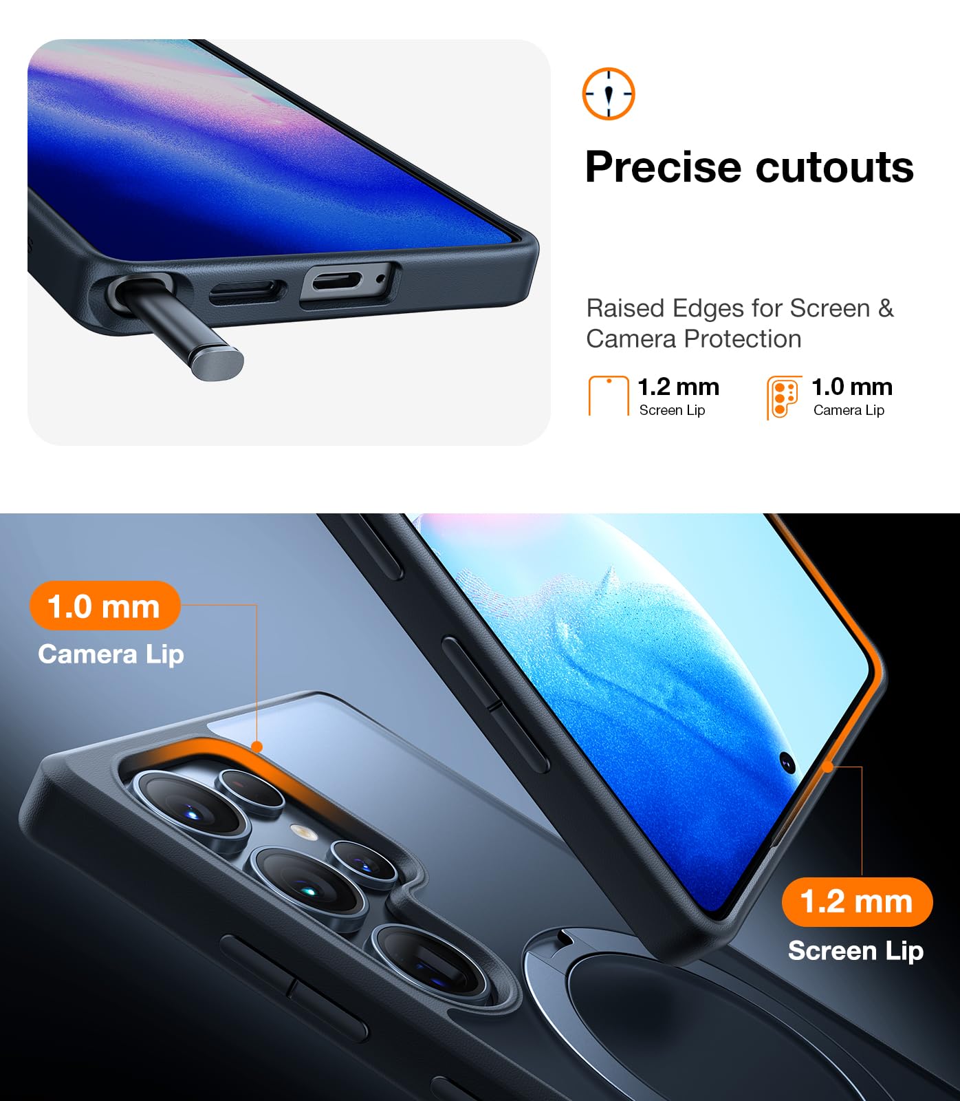 Foto 7 pulgar | Funda De Teléfono Torras Ostand Spin Con Soporte Para Samsung S25 Ultra - Venta Internacional.