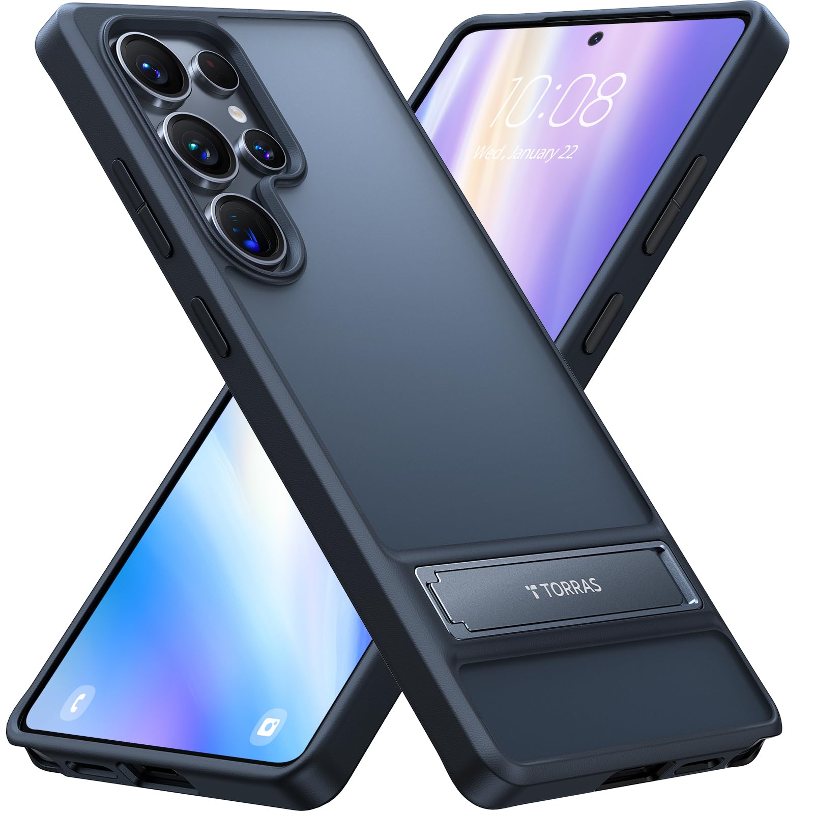 Foto 1 | Funda De Teléfono Torras A Prueba De Golpes Con Soporte Para Samsung S25 Ultra - Venta Internacional.