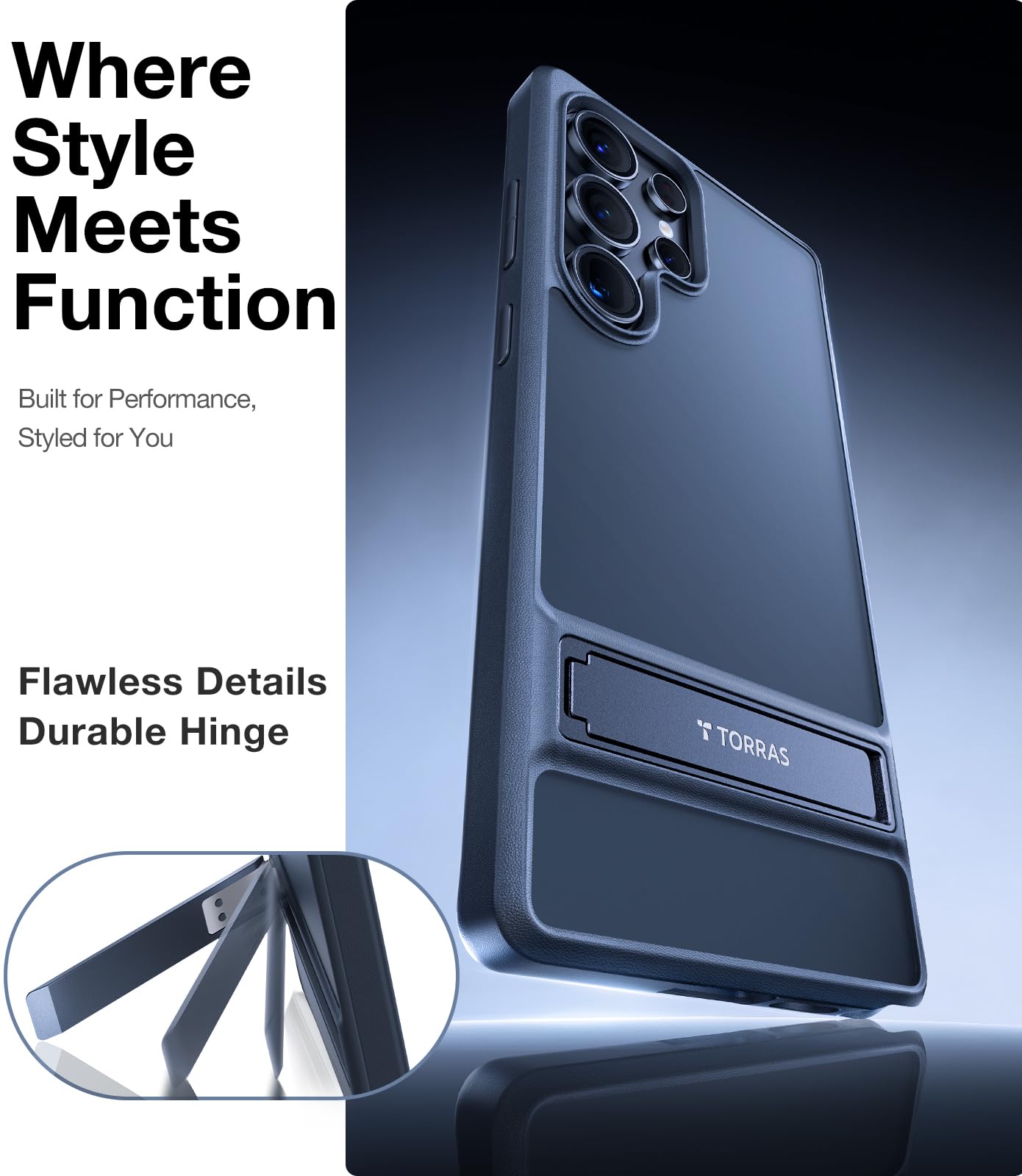 Foto 4 pulgar | Funda De Teléfono Torras A Prueba De Golpes Con Soporte Para Samsung S25 Ultra - Venta Internacional.