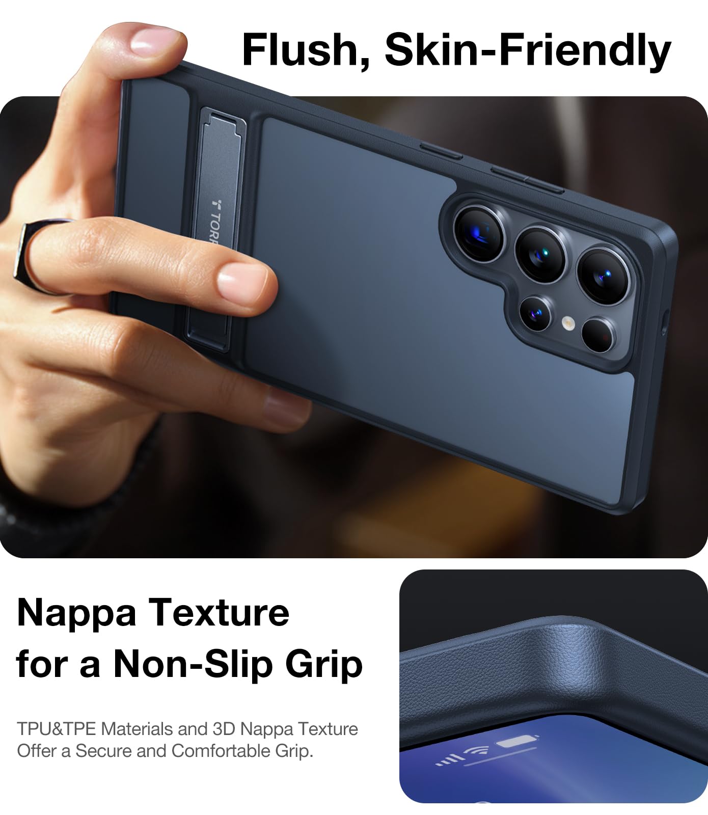 Foto 7 pulgar | Funda De Teléfono Torras A Prueba De Golpes Con Soporte Para Samsung S25 Ultra - Venta Internacional.