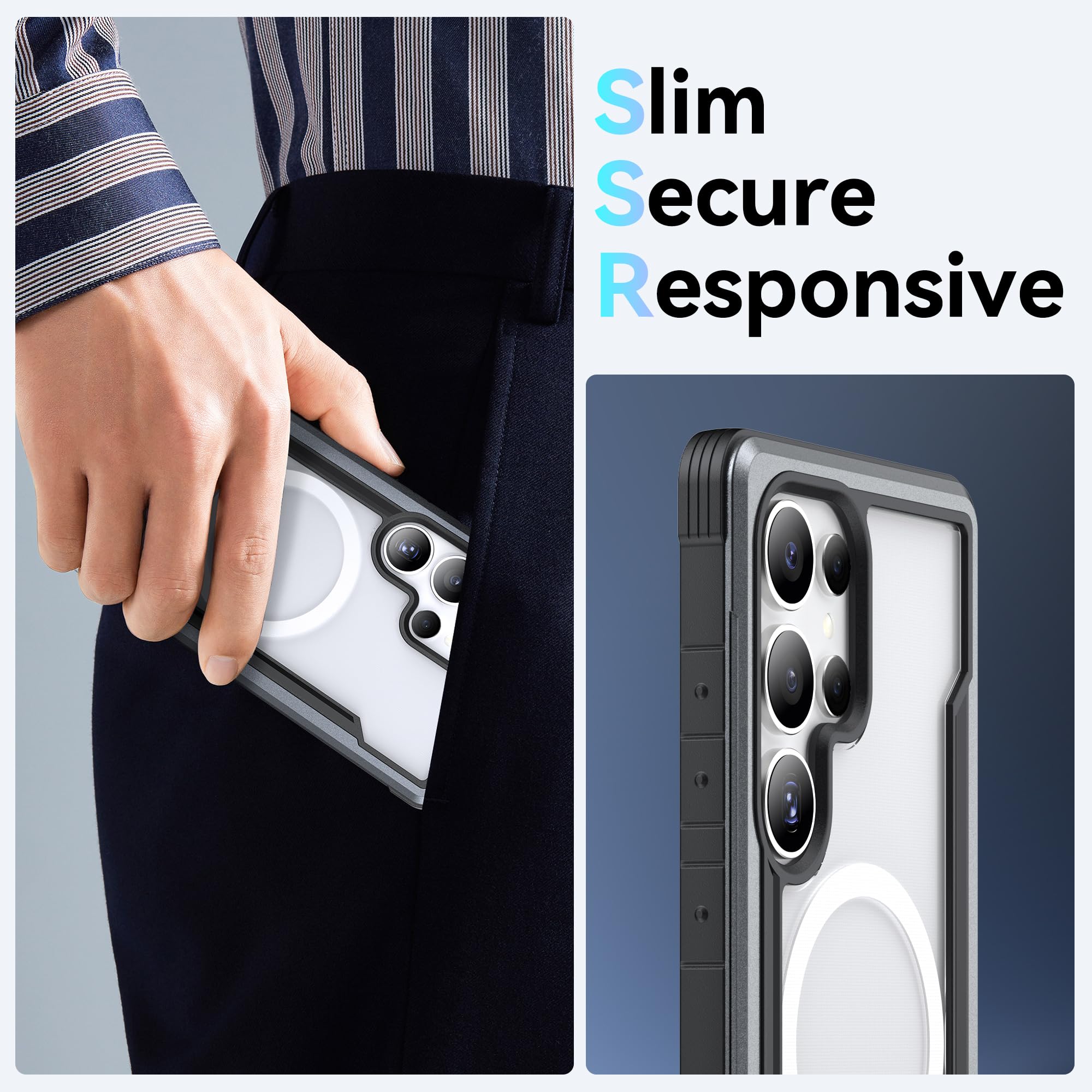 Foto 5 | Funda Magnética Raptic Shield Para Samsung Galaxy S25 Ultra - Venta Internacional.