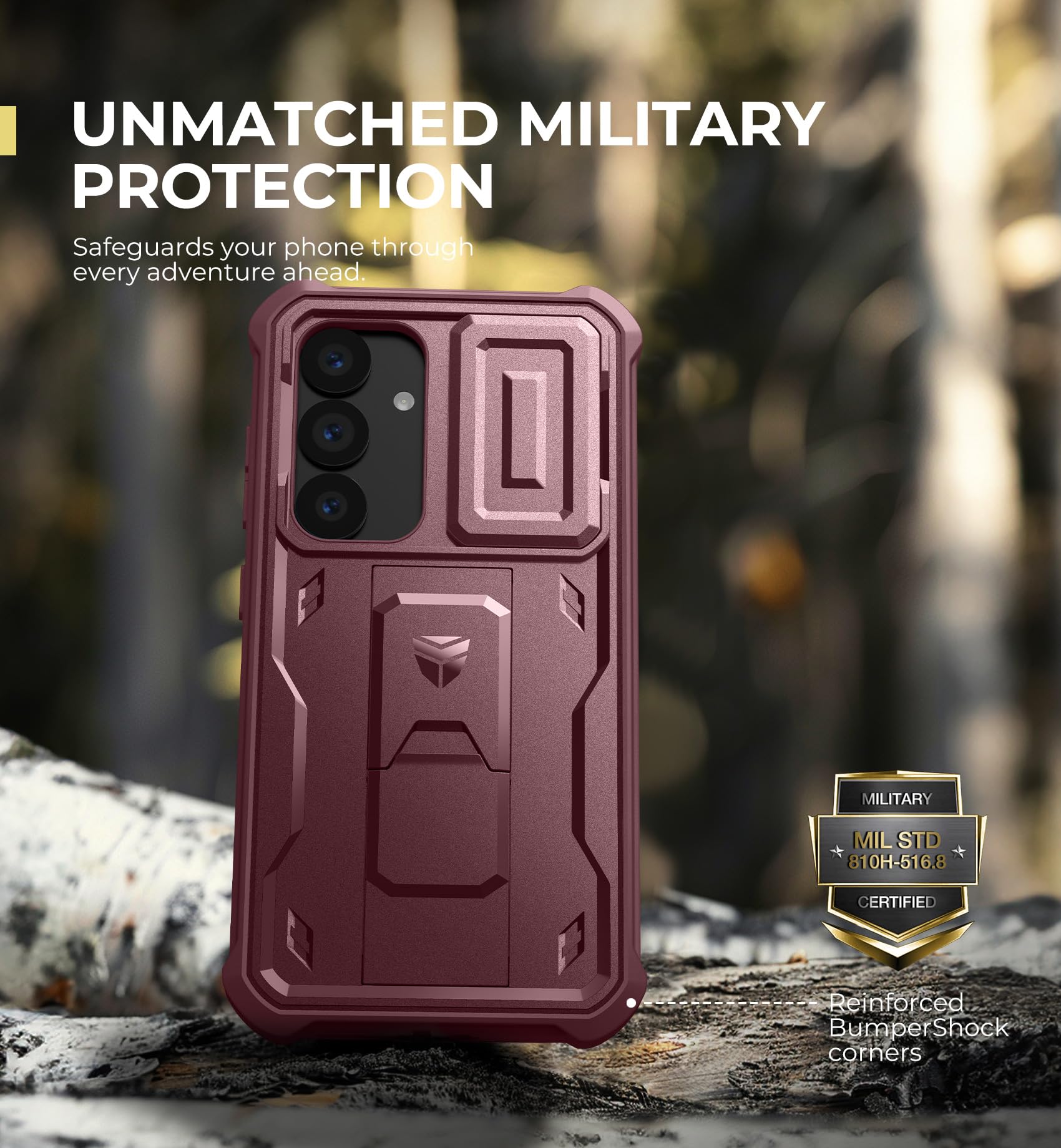 Foto 6 | Funda Dexnor Para Samsung Galaxy S25 Con Funda De Cámara Y Soporte - Venta Internacional.