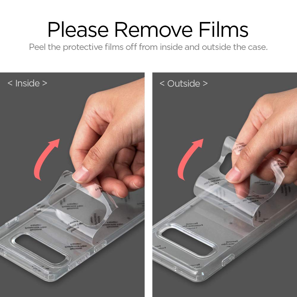 Foto 3 pulgar | Funda Spigen Ultra Hybrid Para Samsung Galaxy S10, Transparente - Venta Internacional.