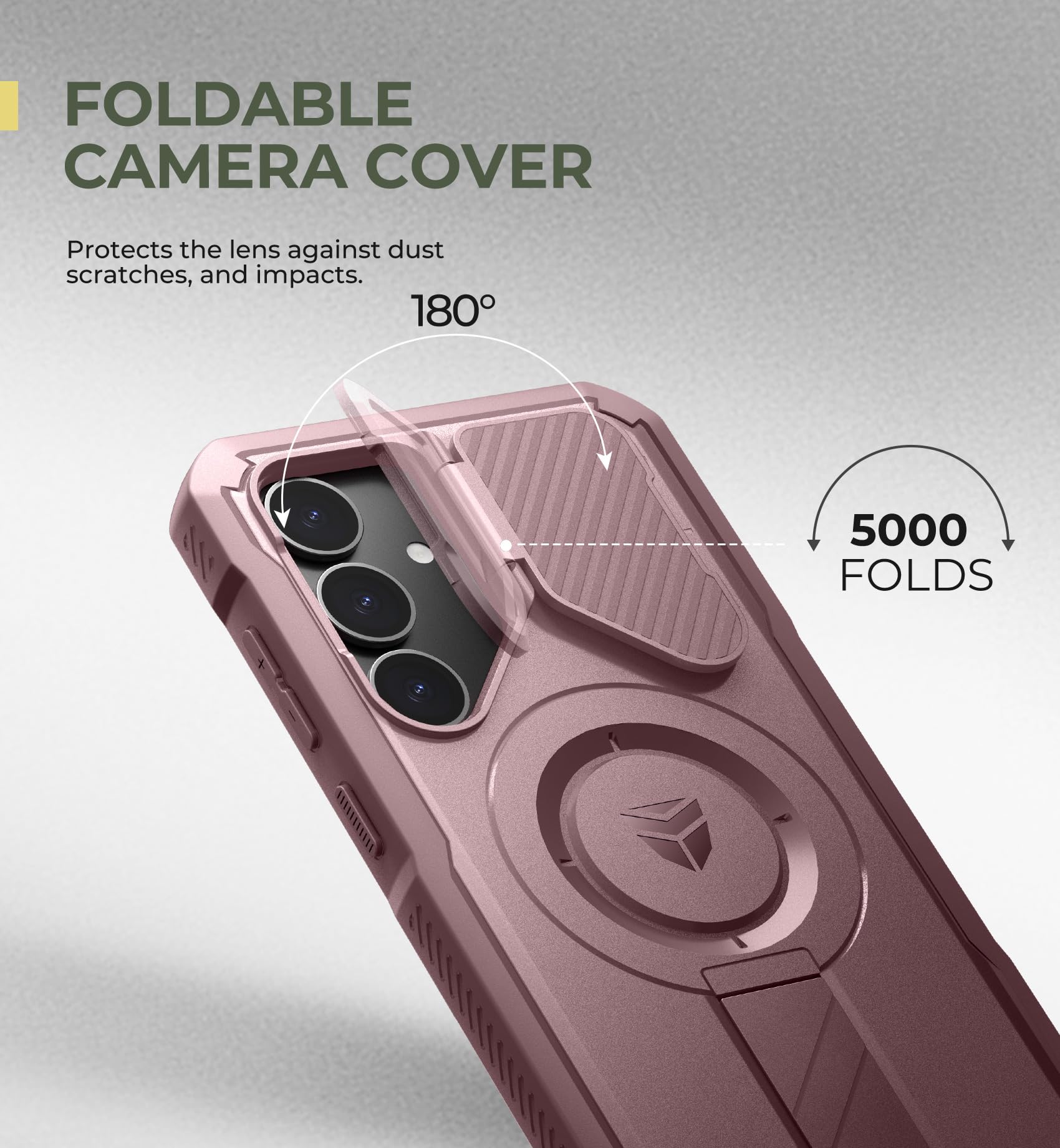 Foto 4 | Funda Dexnor Para Samsung Galaxy S25 Plus Con Funda De Cámara, Color Rosa - Venta Internacional.