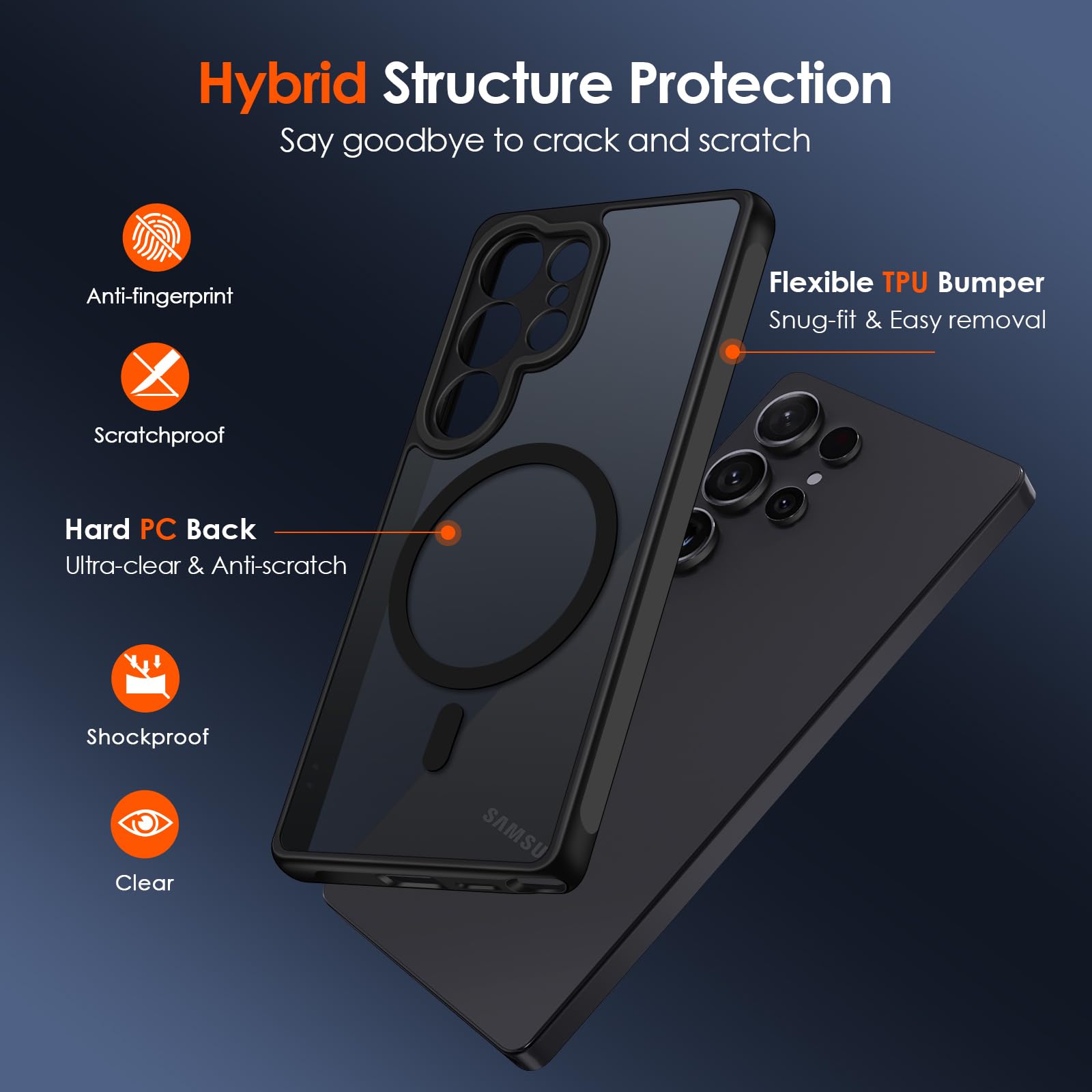 Foto 4 pulgar | Funda Magnética Ivoler Para Samsung Galaxy S25 Ultra 5g 6.9'' - Venta Internacional.