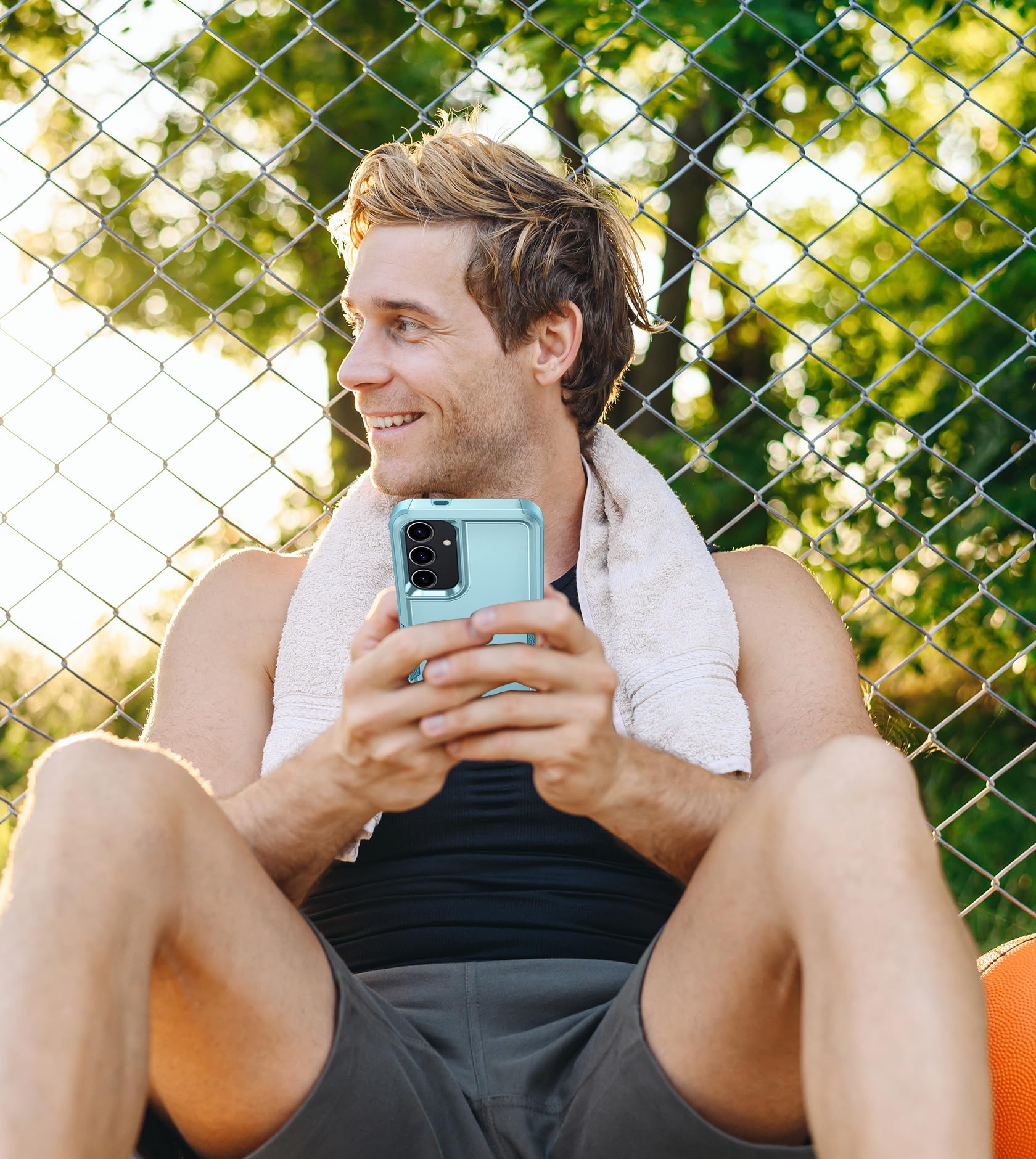Foto 7 | Funda De Teléfono Fntcase Para Samsung Galaxy S25-plus A Prueba De Golpes, Color Menta - Venta Internacional.