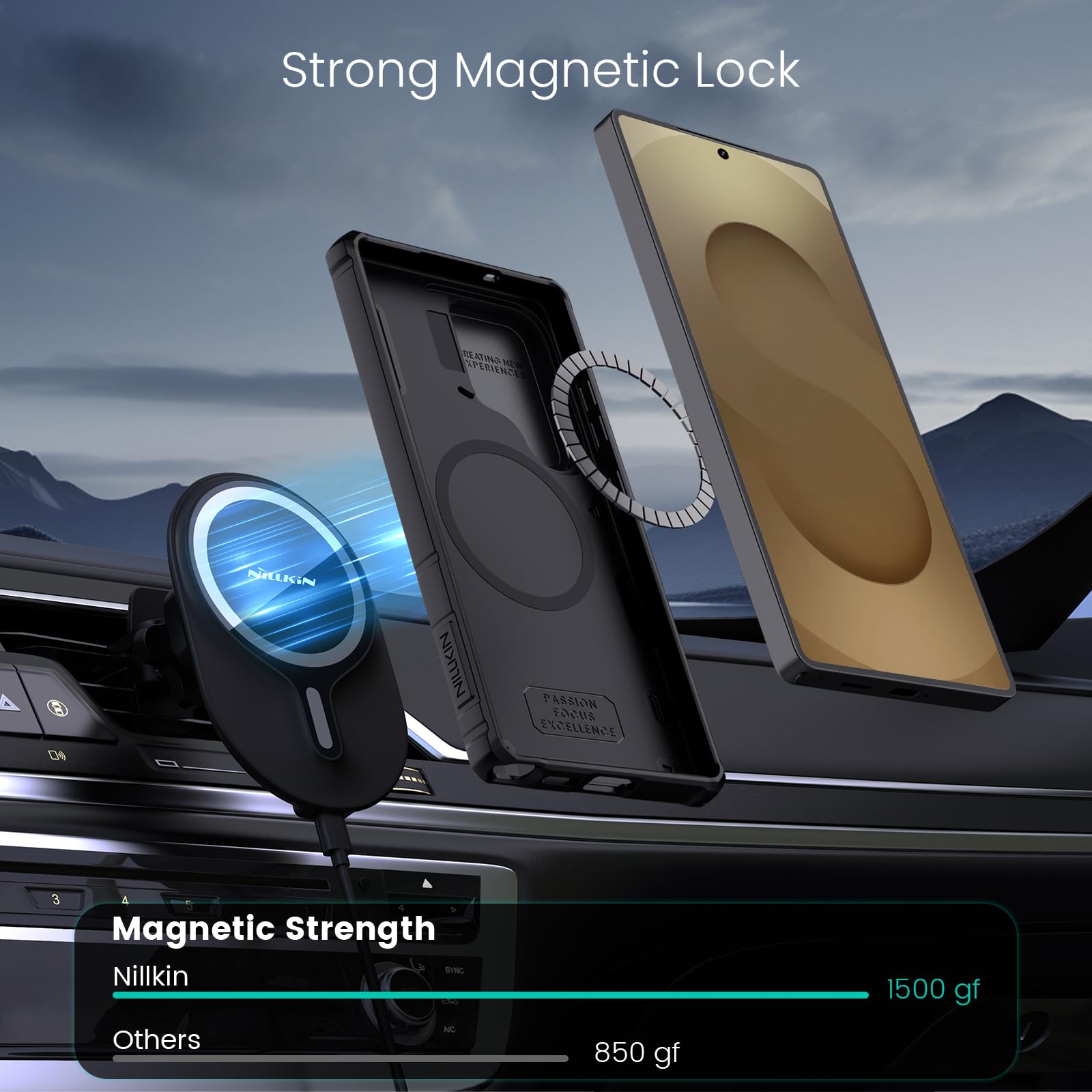 Foto 3 | Funda Magnética Nillkin Con Funda De Cámara Para Galaxy S25 Ultra - Venta Internacional.