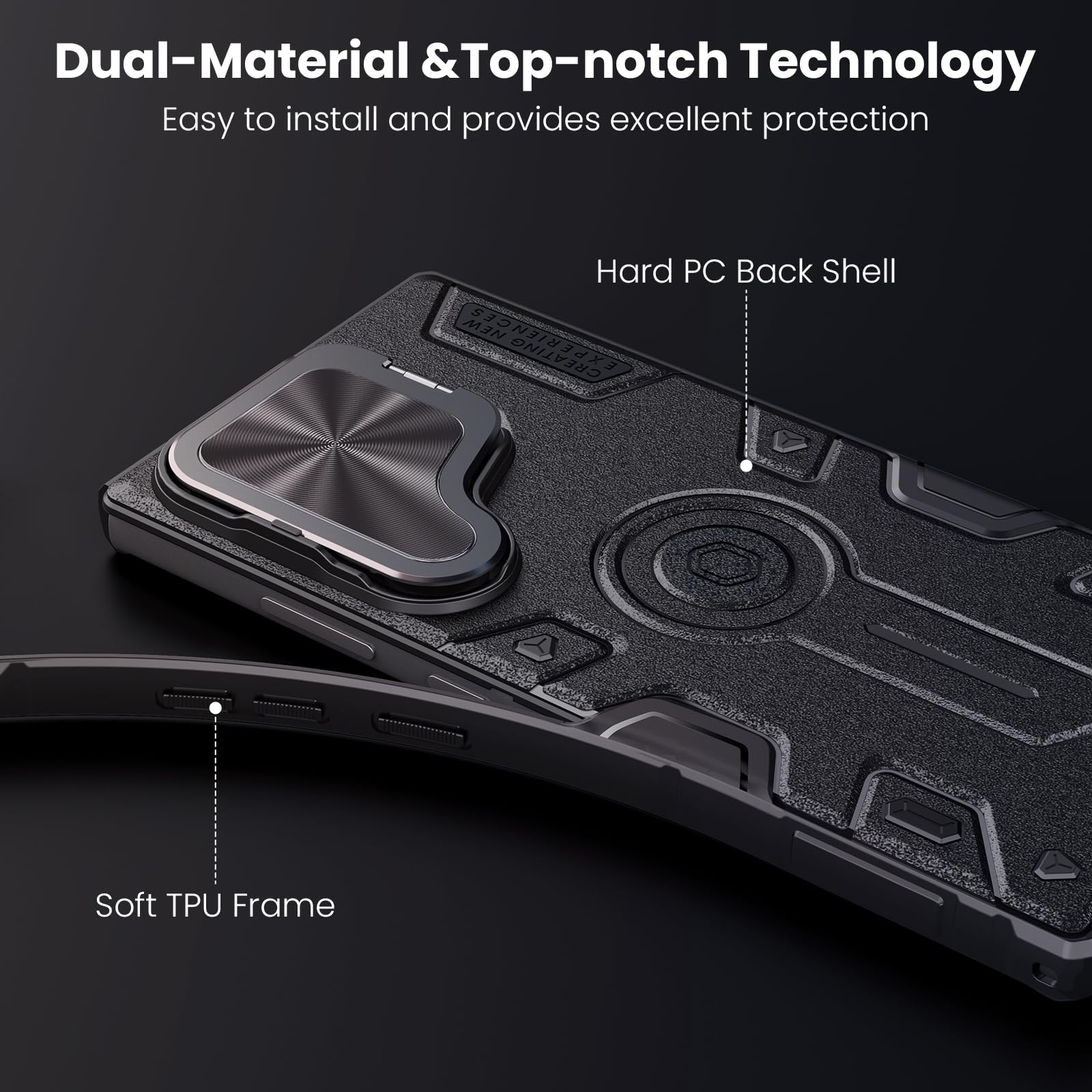 Foto 6 pulgar | Funda Magnética Nillkin Con Funda De Cámara Para Galaxy S25 Ultra - Venta Internacional.