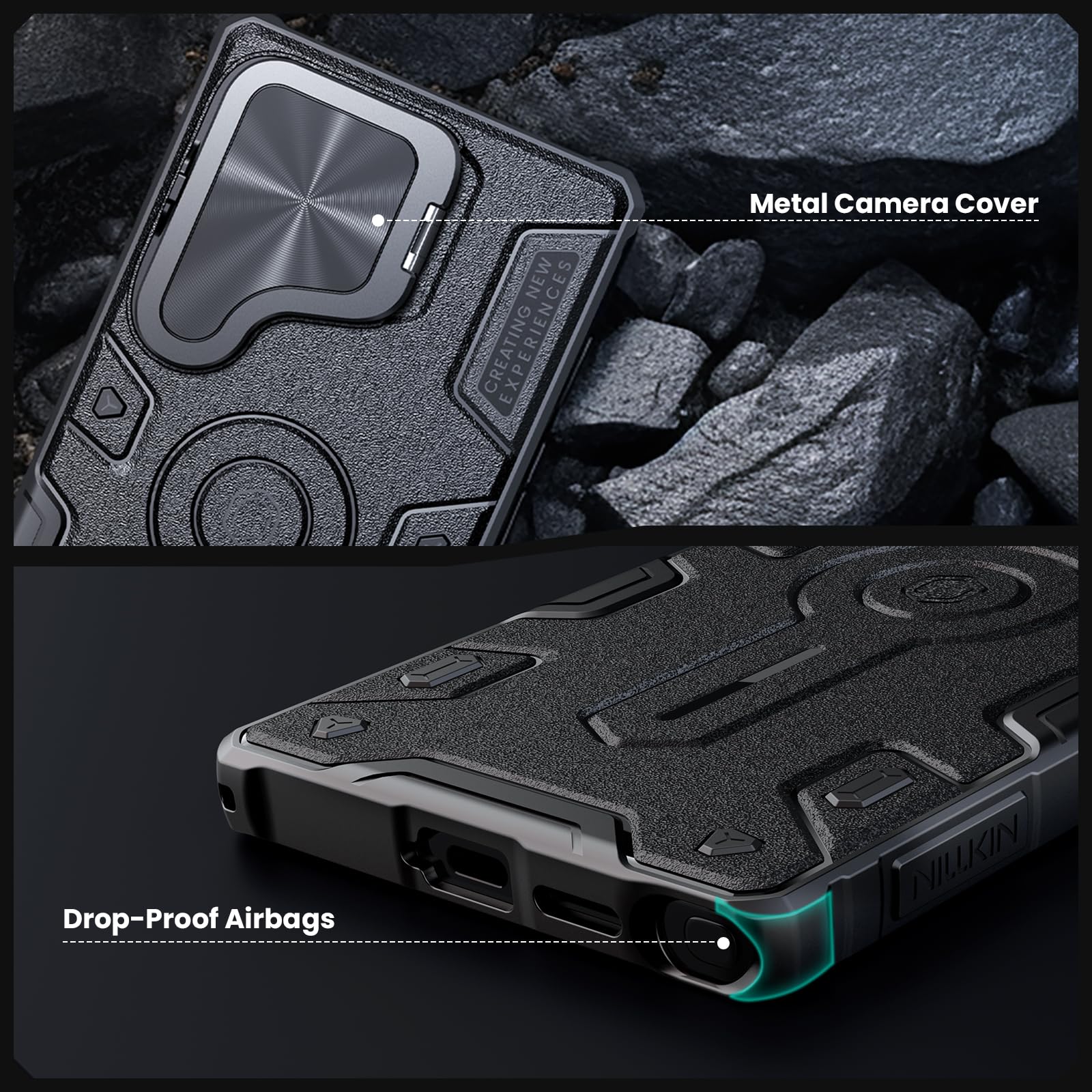 Foto 7 pulgar | Funda Magnética Nillkin Con Funda De Cámara Para Galaxy S25 Ultra - Venta Internacional.