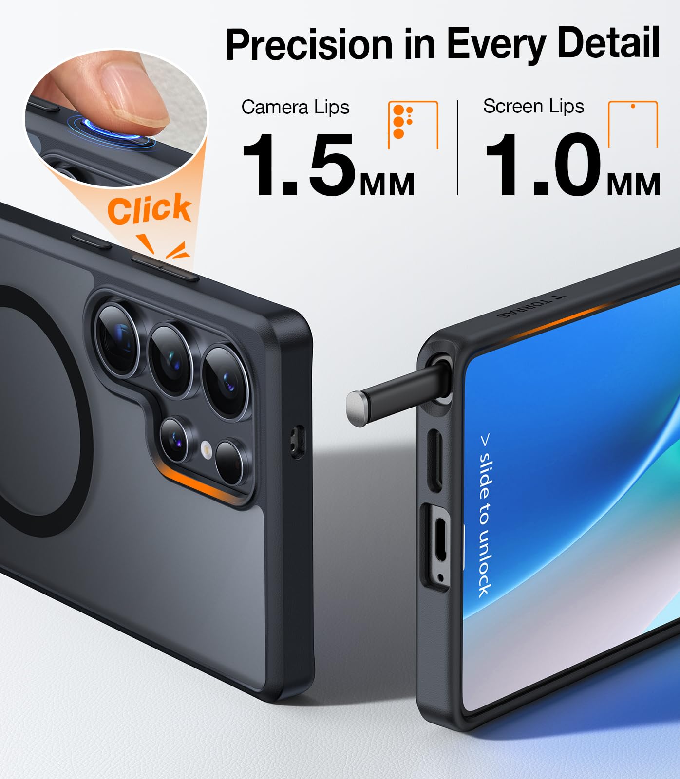 Foto 7 pulgar | Funda De Teléfono Torras Con Soporte Magnético Para Samsung Galaxy S25 Ultra - Venta Internacional.